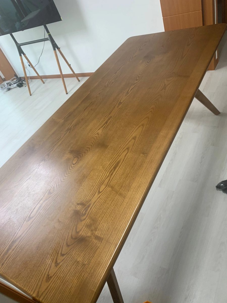 사이즈 조정 후 테이블 전체 모습